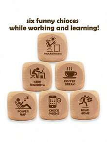 6个/套小型软泡沫骰子套装 - 非常适合学习和玩耍 - 适合生日、圣诞节、万圣节和其他场合 - 彩色 - 查看 7