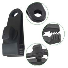 Khóa chịu lực, kẹp chịu được gió mạnh 60mph, phù hợp cho mái hiên, cắm trại ngoài trời, mái che xe caravan, kẹp dây bungee - màu đen - Xem 10