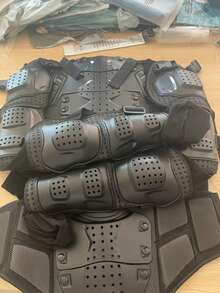 Motorcycle Armor Jacket & Pants Set, Summer Motorcycle Riding Armor Jacket Equipment, Off-Road Motorcycle Chest Spine Protector, Motorcycle Off-Road Armor Pants, Breathable Anti-Fall, Unisex, Rider Gift, Size M-3XL