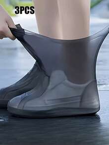 Reusable Rubber Rain Boots Covers, Silicone Waterproof Shoe Covers, Suitable For Rainy Days, For School, Office, Home, Travel And Other Occasions. Waterproof Silicone Outdoor Rain Boots Covers, Walking Shoes Accessories. These Reusable Shoe Covers Are Suitable For School, Office, Home, Travel And Other Occasions. Back To School Supplies. Convenient Handheld Bag For Women. - Multicolor - View 20