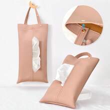 Hanging Car Tissue Box, Cute Minimalist Car Tissue Holder, Car Tissue Dispenser, Tissue Paper Storage Bag, Tissue Paper Rack, Rolled Paper Bag, Outdoor Tissue Box, Multi-Functional Paper Rack, Fashionable Convenient Storage - Multicolor - View 8