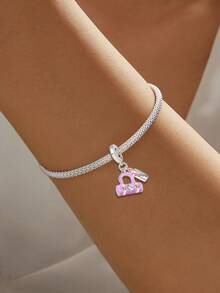 1 hạt cườm hình hoa nhiều màu sắc bằng bạc Sterling 925, thích hợp để làm vòng tay, lắc tay cho nữ, tự làm trang sức và phụ kiện hàng ngày, phù hợp cho các bạn gái. - Bộ 1 - Xem 4