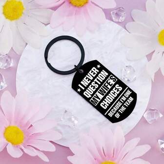 1 pieza Regalos de Navidad para el esposo, rellenos de calcetines, regalos para hombres, llavero personalizado para el esposo, regalo para hombres, novio, regalos de la esposa, regalo de amigo invisible, Día de San Valentín, aniversario, regalos para él