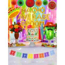 CZ JeVenis Nacho Average Groom Globos Nacho Average Groom Decoración Decoración para despedida de soltera mexicana Decoración para fiesta de compromisoy boda mexicana 8764 - Dorado - Ver 2