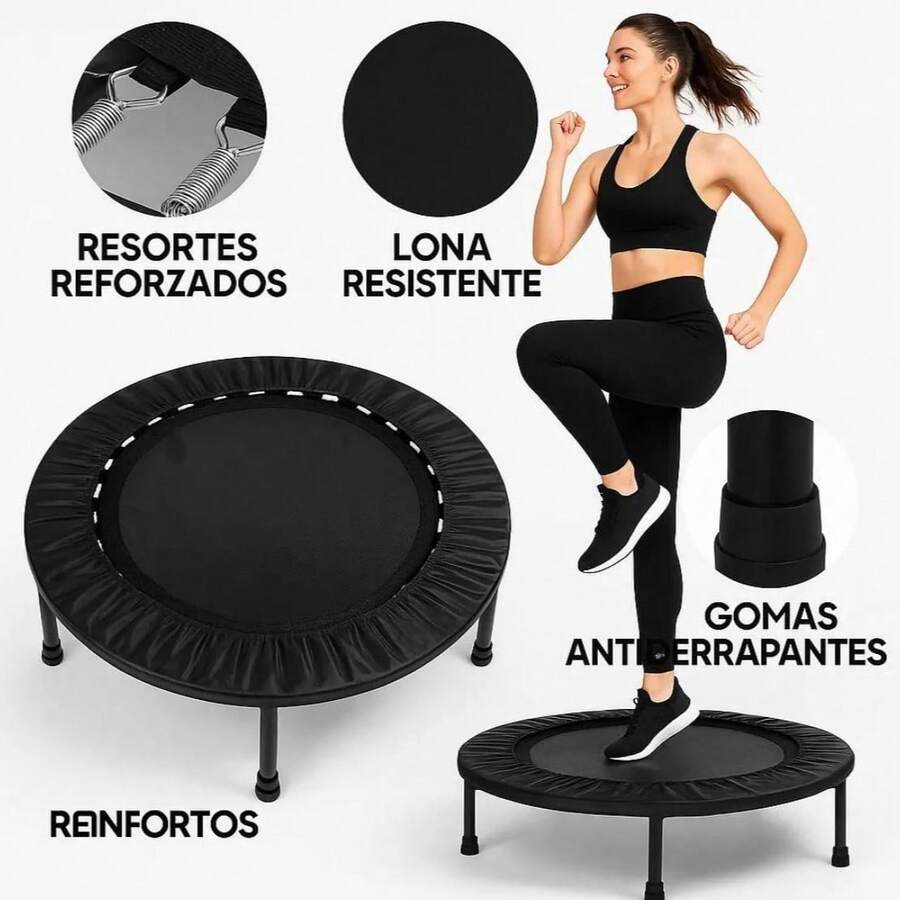 Fitness Trampolines - Black - View 1