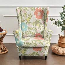 Bộ 2 vỏ bọc ghế sofa có tựa lưng cánh in 160gsm, Vỏ bọc bảo vệ ghế bành co giãn, Có thể giặt được, Thích hợp cho phòng khách và phòng ngủ - Nhiều màu - Xem 20