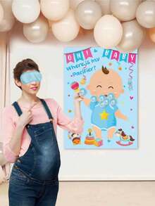 Gender Reveal Party Poster Decoration Prop, Suitable For Boy Or Girl Anniversary, Baby Shower, Birthday Party, Wedding, Bridal Shower, Gift Exchange Poster Game - Shape - View 3