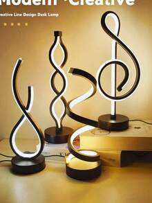 1 pieza Lámpara de mesa clásica y retro - Interruptor de control USB, 3 tonos cálidos de iluminación suave, adecuada para dormitorio, estudio, sala de estar, regalo ideal del Día de San Valentín para novio, novia, familia - Multicolor - Ver 2
