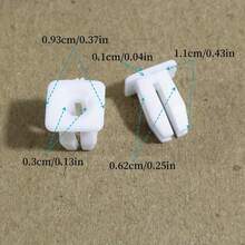 10 个通用汽车 U 型紧固件卡扣，重型自攻螺丝底座，适用于保险杠、车门饰板，兼容、克莱斯勒、通用汽车。 - 白色 - 查看 4