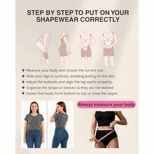 087  Colombianas Reductoras y Moldeadoras Ciruga Ropa de compresin para abdomen - negro + Chica - Ver 8