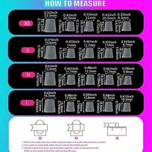 10片/套 手工制作短款鸭嘴Y2K坏女孩风格美甲贴纸，裸色和红色法式尖头，饰有圣徒、宝石、不对称液态金属、星星、十字架、月亮等图案，适合派对、晚宴、日常佩戴，包含工具包，是送给女性和女孩的绝佳礼物，美甲用品 - You Make Me Melt - 查看 4