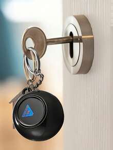 1Pc Portable Magic 8-Ball Keychain, Relaxing Decision Maker, Durable Plastic Product, Fun Creative Valentine's Day Gift. Homecoming Special Keychain Black 8 Magic Prophecy Ball Magic Props Cross Border Hot Selling Toys Christmas Keychain, Car Parts, Bag Accessories - Multicolor - View 2