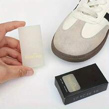 1个用于清洁麂皮鞋的橡胶橡皮擦 - 非电动去污器，适用于运动鞋、衣物、玻璃、墙壁、地板、家具 - 多功能干洗工具，温和不伤织物，ABS材质，圣诞主题，适合校园生活 - 彩色 - 查看 9