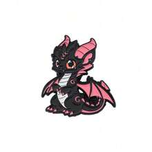 1/13 Pcs Personalized Fashion Cartoon Brooch Set Classic Dragon Enamel Pin Backpack Clothing Jewelry Metal Badge Accessories A Gift For Friends