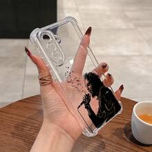 Funda de Teléfono S- Revolution Adecuada para Samsung Galaxy A56, A26, A36, A55, A35, A06, A16, A05, A14, A24, A34, A54, A15, A05S, A25, A23, A33, A53, A73 4G 5G, Cubierta Transparente Suave Antigolpes, Cubierta de Uso Diario, Tema de Anime, Material Duradero, Moldeado por Inyección, Usuarios Casuales, Entusiastas de la Tecnología - Mezcla de colores - Ver 7