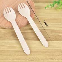 150pcs Disposable Wooden Cutlery Set - Includes 50 Compostable Forks, 50 Wooden Spoons And 50 Knives - Disposable Tableware Set For Outdoor, Party, Camping And Picnics