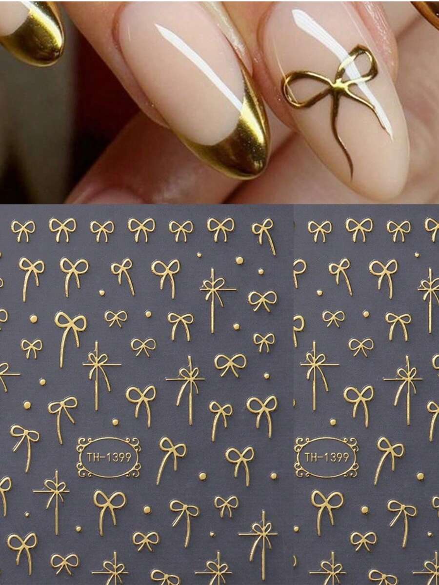 2 buc autocolante pentru unghii cu fluturi aurii, autocolante minimaliste cu frunze de petale florale pentru primăvară/vară, decorare unghii, cadou DIY pentru prietenele de feminin