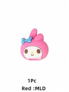 Sanrio 1/6Pcs Cute Hello Kittys Kuromi Melody Cinnamoroll Cartoon Eraser Pencil Sharpener Learning Supplies (Some Parts May Be Random)