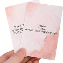 Affirmation Cards - Daily Motivational Cards For Women Funny Small Birthday Gifts For Friends Sisters Coworkers, Each Card Has Funny, Humorous And Empowering Daily Words, Mindfulness Gifts / Mental Health Gifts / Birthday Gifts / Christmas Gifts / Mother's Day Gifts, Party Games, Camping Games - Nhiều màu - Xem 6