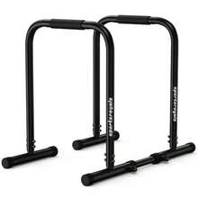 Sportsroyals Adjustable Dip Bar Station Heavy Duty Parallette And Parallel Bars 400LBS Stable Dip Stands For Home Gym Calisthenics And Upper Body Workout Equipment - Yellow - View 8
