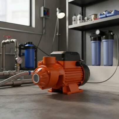 Bomba periférica 1/2HP, altura máx 45m, uso agrícola, EXPERT Ofrece mayor altura. Se utiliza cuando se requiere subir el agua a lugares altos  Recomendada para bombear agua limpia (sin partículas abrasivas)Especificaciones Potencia 1/2 HP Altura máxima 45 m Flujo máximo 42 L/min Material del embobinado de motor Cobre Material del impulsor Latón Profundidad máxima de succión 8 m Ciclo de trabajo a corriente nominal 50 minutos de trabajo por 20 minutos de descanso. Máximo diario: 6 horas Tensión / Frecuencia 127 V / 60 Hz Temperatura máxima del líquido 40 °C Consumo 4.7 A Velocidad 3,450 rpm Grado de protección IPX4 Diámetro de Entrada / Salida 1" NPT Clavija No Dimensiones (Base x Alto x Fondo) 12 x 16 x 26 cm Peso 5.3 kg