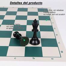 Ajedrez Profesional De 50cm Plegable Portátil Carga Barriles portátil Ajedrez - A - Ver 4