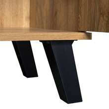 Modern 4-Door Sideboard, 160.5 X 35.5 X 78 Cm – Practical Design For The Living Room, Bedroom And Dining Room - 自然木色 - 查看 5