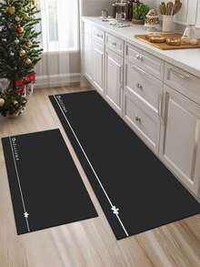 1pc Premium Silica Gel Kitchen Mat Gradient Color Block Design, Luxury Cushioned Anti-Fatigue Kitchen Rug, Absorbent Quick-Dry Non-Slip For Kitchen, Bathroom, Entryway, Laundry Room - Multicolor - View 11