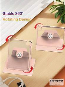 Compatible With IPad (A16) 11th Gen 11-Inch (2025) And IPad 10th Gen 10.9-Inch (2022), Protective Case With Pencil Slot, Ultra-Thin Protective Shell, Transparent Back Cover, Support Auto Wake/Sleep, Abyss Blue - Multicolor - View 8