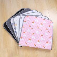 1pc/2pcs Hamster Mat, Machine Washable Hamster Pad With Variety Of Cute Printed Patterns, Waterproof & Absorbent Urine Pad, Rabbit Cage Mat, Dirt-Resistant Mat, Suitable For Small Animals Like Hamsters, Rabbits, Hedgehogs - 47" X 23" - Multicolor - View 12