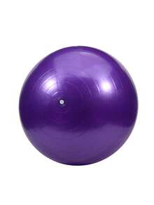 1pc Thick Anti-Burst Yoga Ball - Pilates Fitness Ball For Balance And Sensory Training, Gym Exercise Equipment (Random Hole Style) - Multicolor - View 16