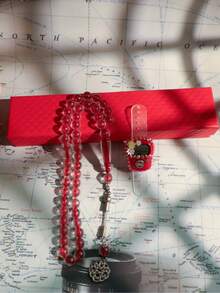 1pc Rosary Counter Set - High-End Packaged Counting Ring, Bracelet With Counter, Counter, Electronic Manual Button Counter, Compact Portable Ring Counter, Thumb Press Counter - Multicolor - View 12