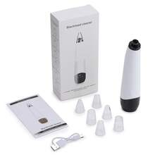 Hailicare 男女通用电动黑头仪，3档吸力，6个可替换吸头，53Kpa强劲吸力，400mAh电池，Micro-USB充电，情人节礼物 - 白色 - 查看 10