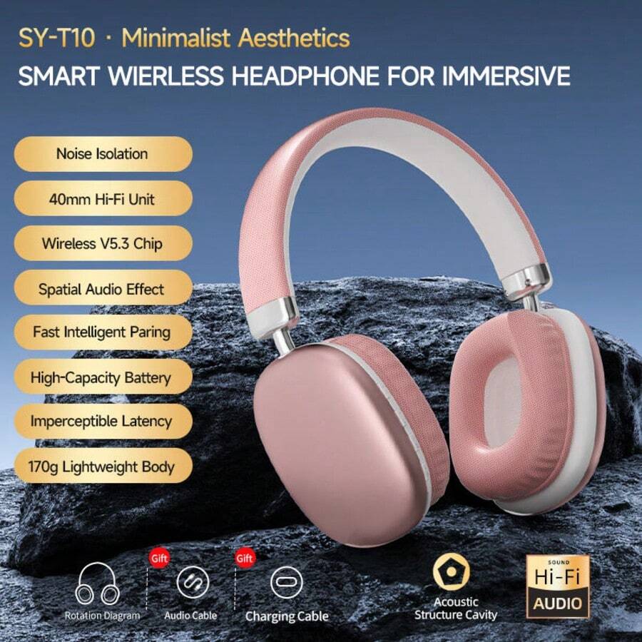 Headset - Pink - View 1
