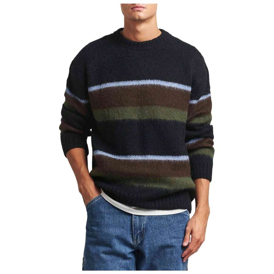 Carhartt Wip Sweater I035390-3D7XX For Man In Color Blue - الأزرق - مشاهدة 1