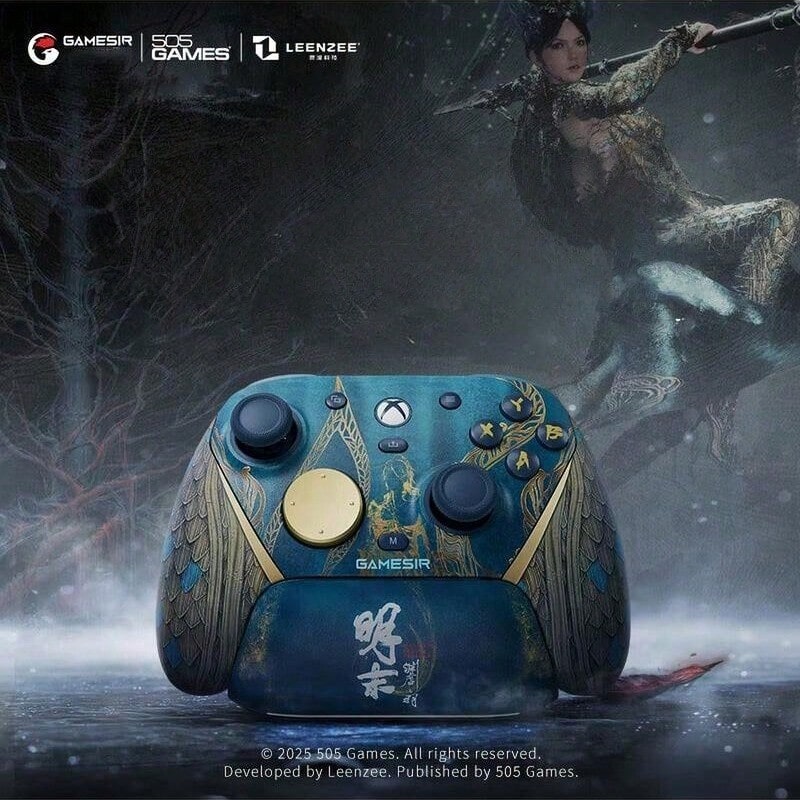 G7 Pro Wireless Gaming Controller, Dual Trigger, PC Motion Mapping, 1000Hz Report Rate, Triple Mode Connection, Supports Software Parameter Adjustment, Comes With Smart Charging Dock, Compatible With PC/Steam/Android - Limited Edition