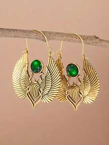 1 par de pendientes de aro románticos para mujeres para boda, compromiso, aniversario, fiesta, joyería, regalo del Día de San Valentín