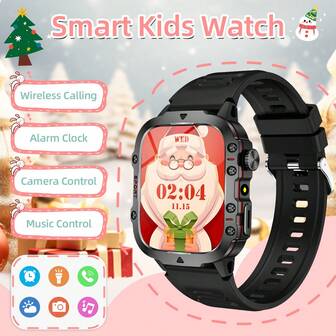 อัปเกรดสมาร์ทวอทช์ เหมาะสำหรับเด็ก, การแจ้งเตือน, ตัวติดตามฟิตเนส, เครื่องนับก้าว, การติดตามแคลอรี่, โหมดกีฬาหลายรูปแบบ, การปรับแต่งหน้าปัด, หลายภาษา, เครื่องเล่นเพลง, ของขวัญสำหรับเด็กชายและเด็กหญิง