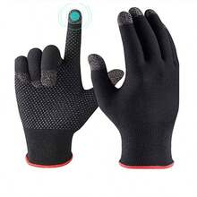 1 Pair Touchscreen Gaming Breathable Lightweight Sweat-Proof Anti-UV Esports Gaming Gloves
