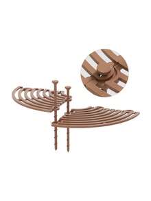 1 tấm phủ đất bằng nhựa tròn/vuông có thể điều chỉnh, kèm đinh cố định, lưới bảo vệ chống mèo đào bới, thích hợp cho cây trồng trong nhà và ngoài trời, bộ lót giỏ cố định có thể cắt được, rào chắn đất. - Nhiều màu - Xem 11
