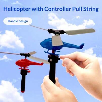 1/5/10/20pcs Airplane Toys, Flying Toys Helicopter, 360° Rotating Helicopter Airplane Toys, Suitable For Boys And Girls, Bulk Toys, Party Favors, Classroom Rewards, Piñata Fillers, Gift Bag Stuffers, Assorted Styles And Colors (Product Requires Self-Assembly.)