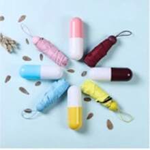 All-Weather Umbrella - Reinforced Windproof, Ultra-Lightweight, Super Mini 5-Fold Capsule Umbrella,Spring Summer Picks,Brides Maid Gifts,Room,Bedroom Decor,Beach,Travel,For Men,For Women,Vacation,Women's Day,Travel Essentials,Wedding Favours,Y2k,Bedroom,Car Accessories Women,Kitchen Decor - Multicolor - View 5