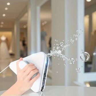 Magnetic Double-Sided Window Cleaner Kit, Suitable For 3-10mm Thick Glass - Portable, No Power Needed, Efficient Cleaning Tool For High-Rise Residences And Vehicles.