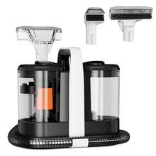 Omeser Portable Carpet Cleaner, Strong Deep Cleaning For Sofa, Pet, Car Seat, Upholstery And Furniture Stains, Equipped With Dual-Size Brush Heads (White), Spot Vacuum, Carpet/Upholstery Cleaner - EU C Type Plug(220-240V) - View 9