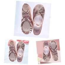 KESYOO Zapatos De Baile para Nias Antideslizantes De PU Rosa, Talla 23, Suela Suave, para Actuaciones Infantiles y Uso Diario - inicial - Ver 1