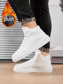 男女通用休闲户外雪地靴，高帮加厚保暖靴，轻便多功能系带款，适合户外活动