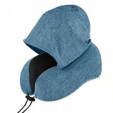 Travel Neck Pillow, Upgraded Airplane Travel Neck Pillow 100% Pure Memory Foam Travel Pillow For Flight Headrest Sleep, Portable Airplane Accessories