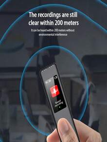 This Digital Voice Recorder Features Convenient Voice Control A Built-In Speaker And A 150mAh USB Rechargeable Battery Making It Ideal For Meeting Participants Journalists Students And Others - 4G - View 4