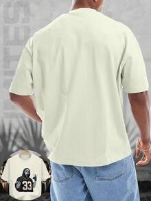 Camiseta 100% para Hombre con Estampado de Máscara de Horror, SML XL XXL, Regalo Perfecto para Fans, Moda Urbana, Verano, Camiseta de Manga Corta Ligera y Transpirable - Negro - Ver 8