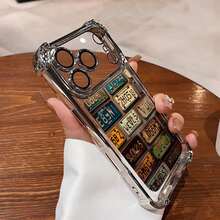 A Vintage Car License Plate Design Phone Case for  17 16 Pro Max 15 14 13 12 11 XS 17 Air Cover - Negro - Ver 3